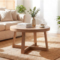 Round Wood Coffee Table R523