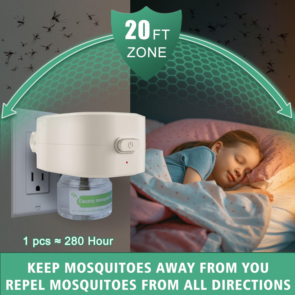Electronic Mosquito Repellent Plug in with 280 Hr Refills Q68424
