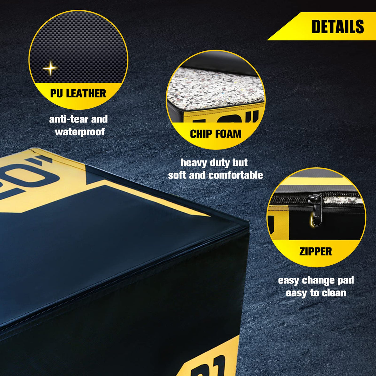 3 in 1 Foam Plyometric Box J276