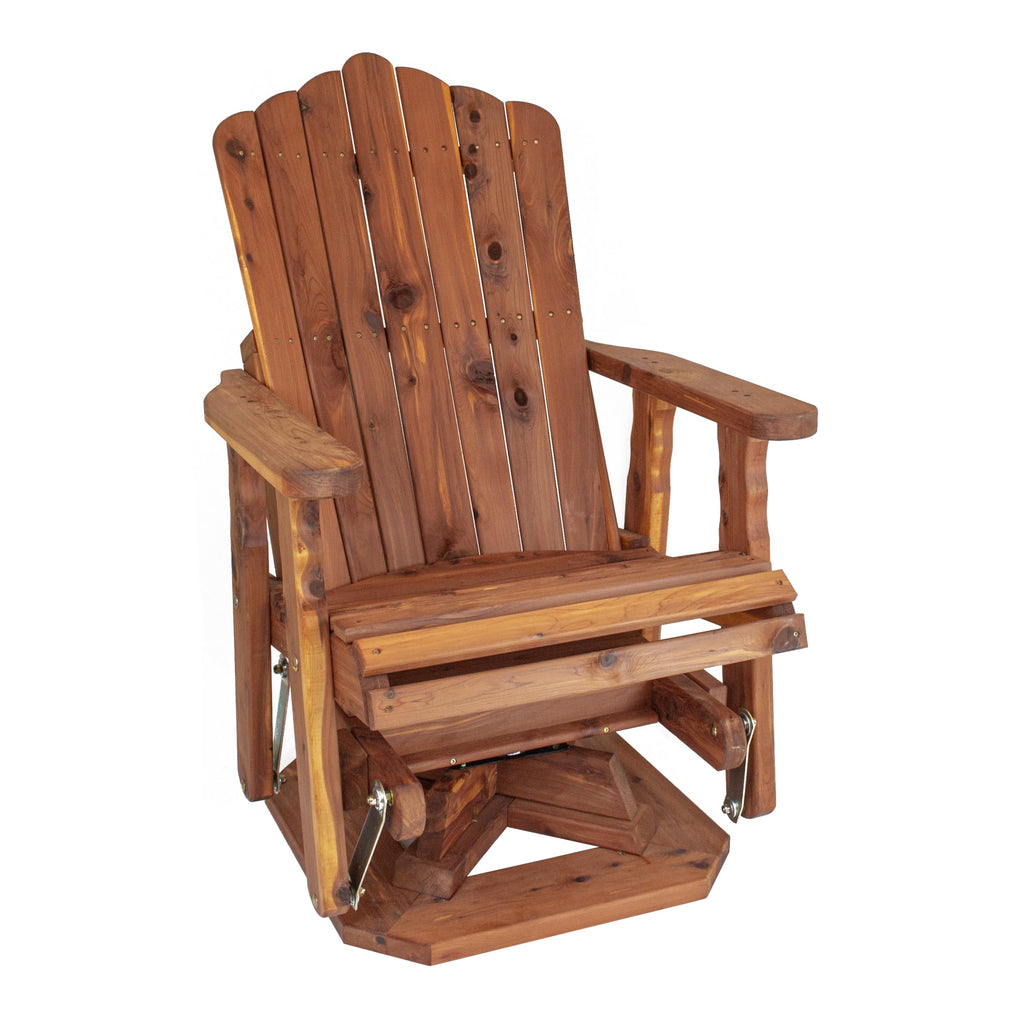 23" Cedar Adirondack Swivel Glider I27086
