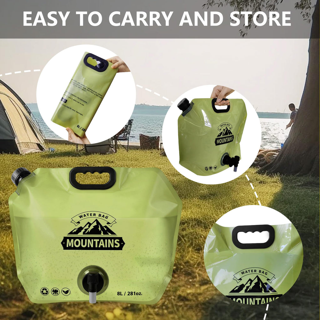 Collapsible 2 Gallon BPA-free Water Container O33392