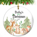 Baby's First Christmas Ornament 2025 Ceramic Decoration E367