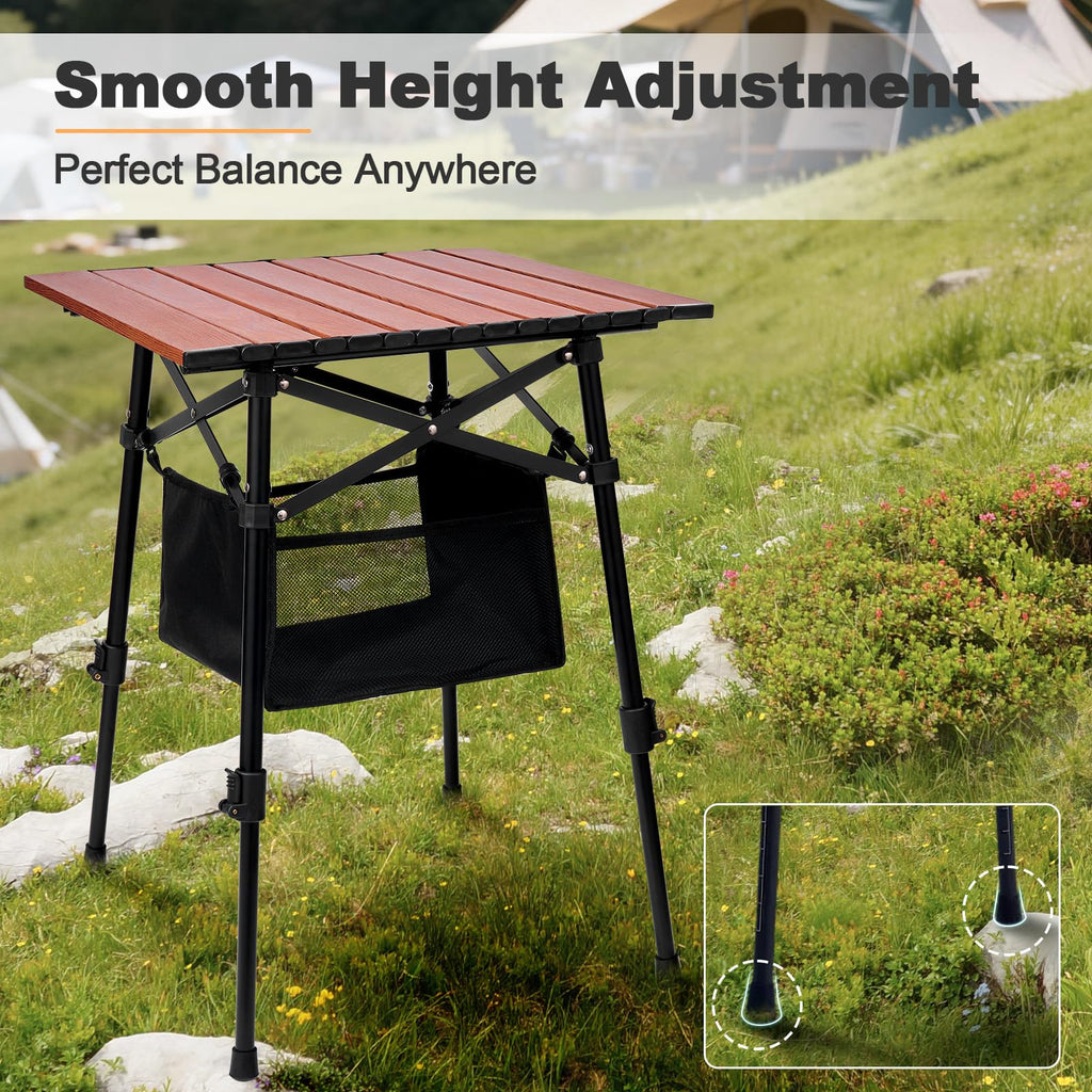 Portable Folding Camping Table Adjustable Height Z793