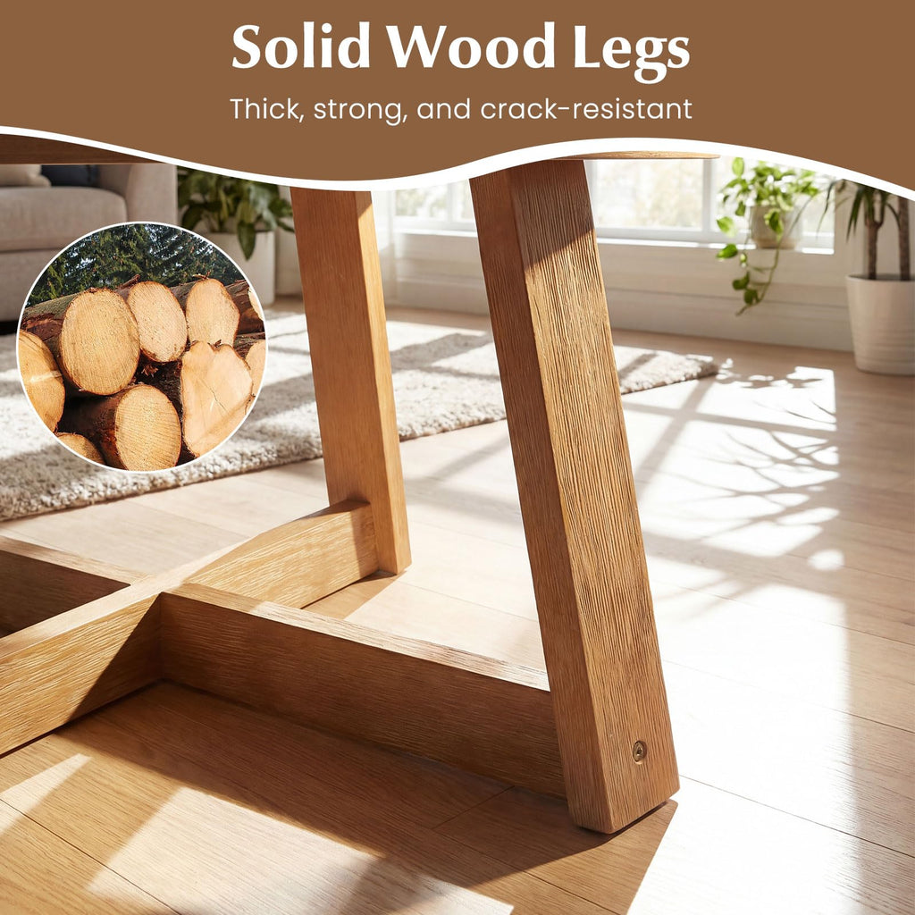 Round Wood Coffee Table R523