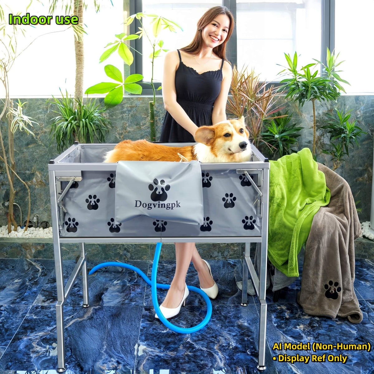 Portable Foldable Dog Bathtub P9841