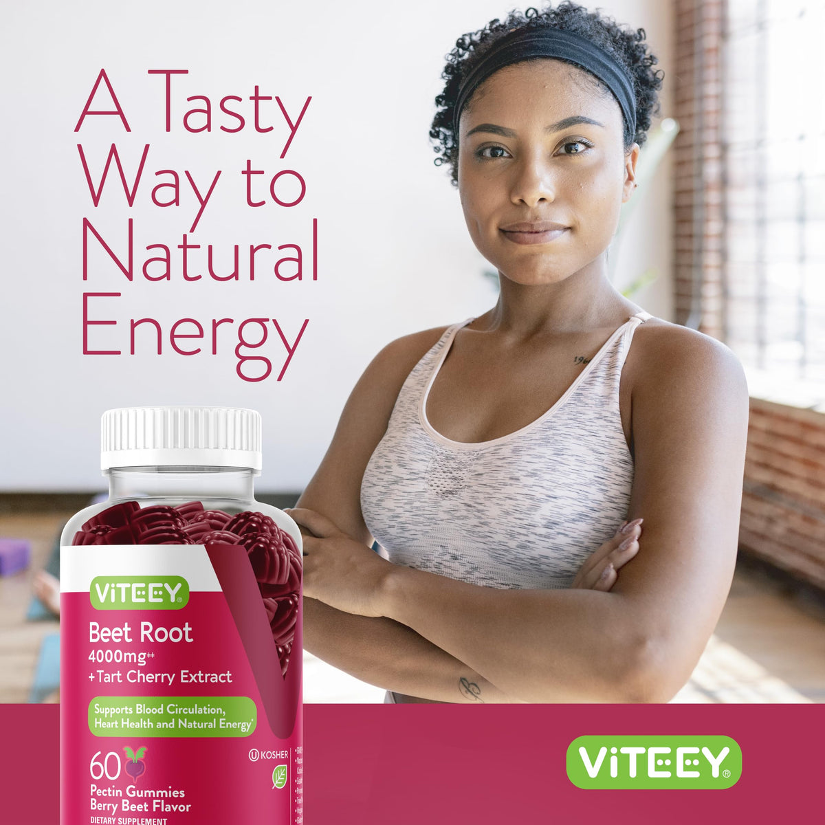 Beet Root Gummies 4000mg & Tart Cherry A725