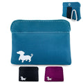 Turquoise Dog Treat Pouch with Magnetic Closure G8734