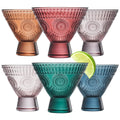 Stemless Martini & Cocktail Glasses Set of 6 X616217
