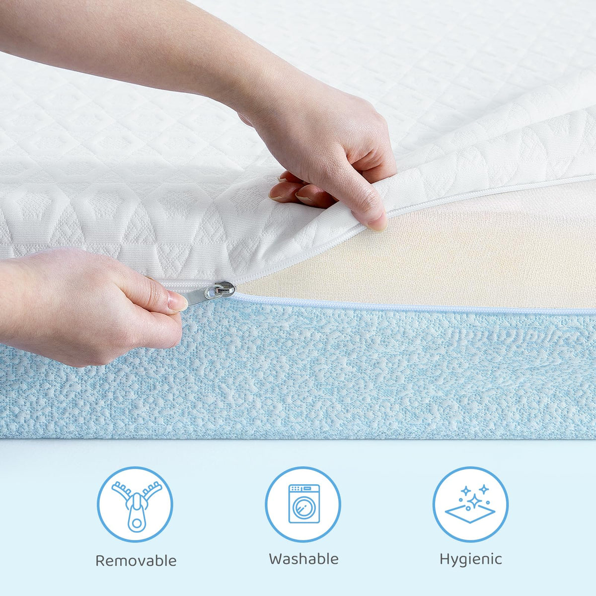 Dual-Sided Gel Memory Foam Crib Mattress M205