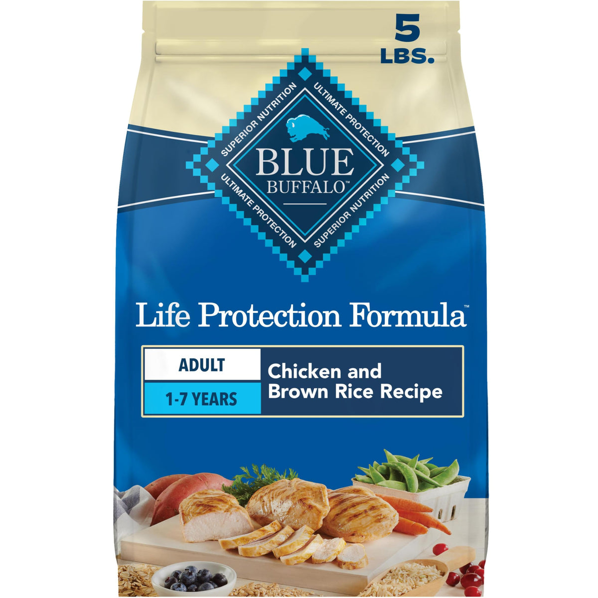 Chicken Adult Dry Dog Food 5 lb J41112