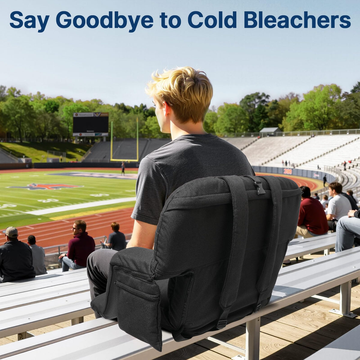 25'' Stadium Seat with Back Support, 2pcs O6479