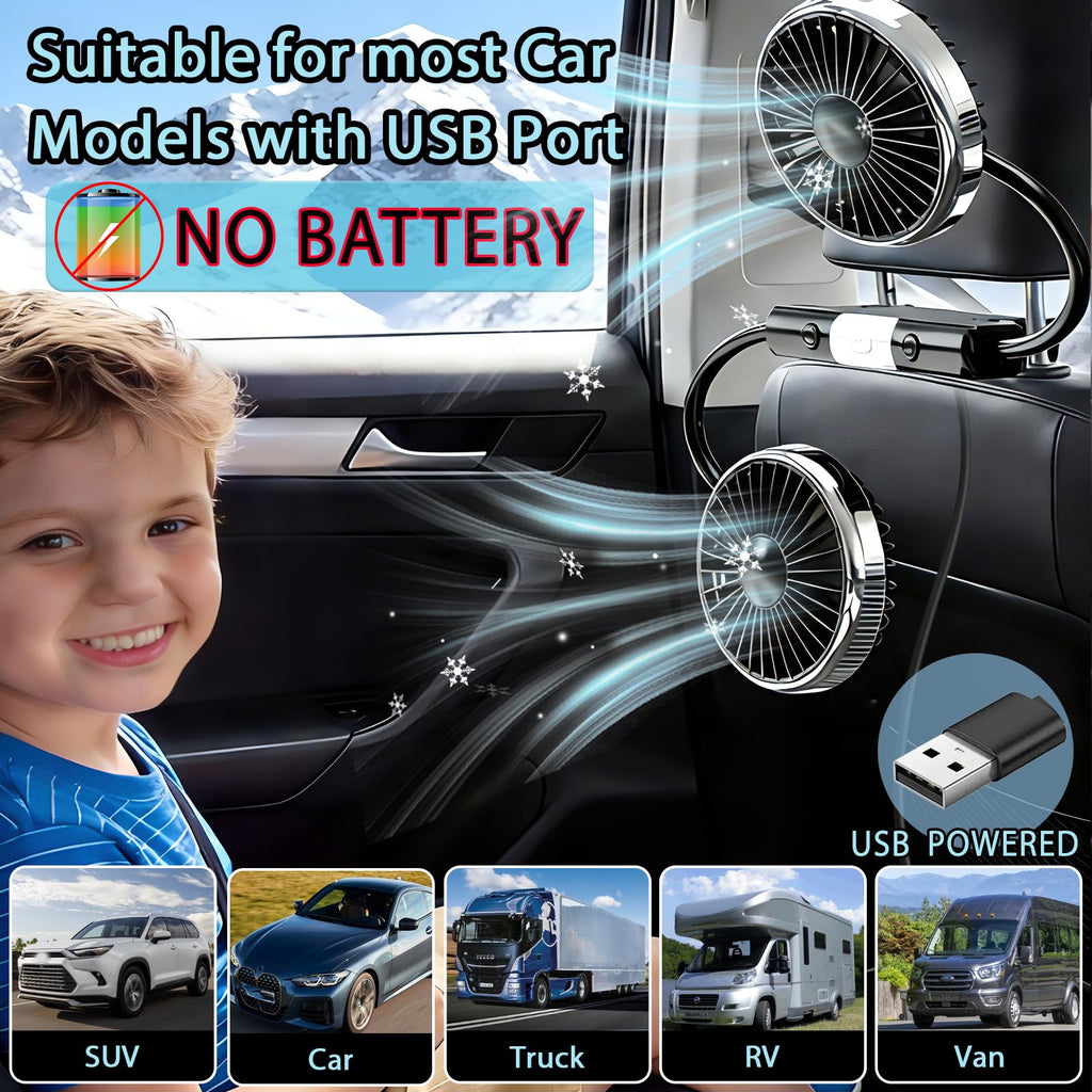 Car Backseat Fans I4098