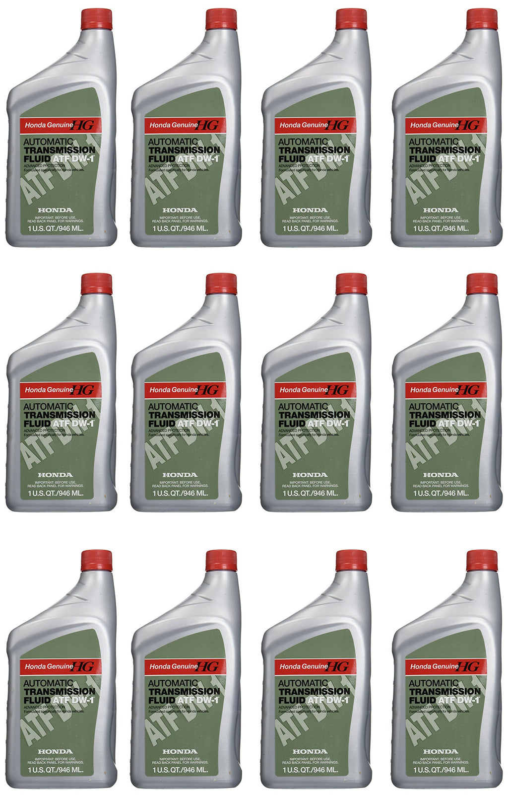 Automatic Transmission Fluid, 1 Quart, Pack of 12 Z2174