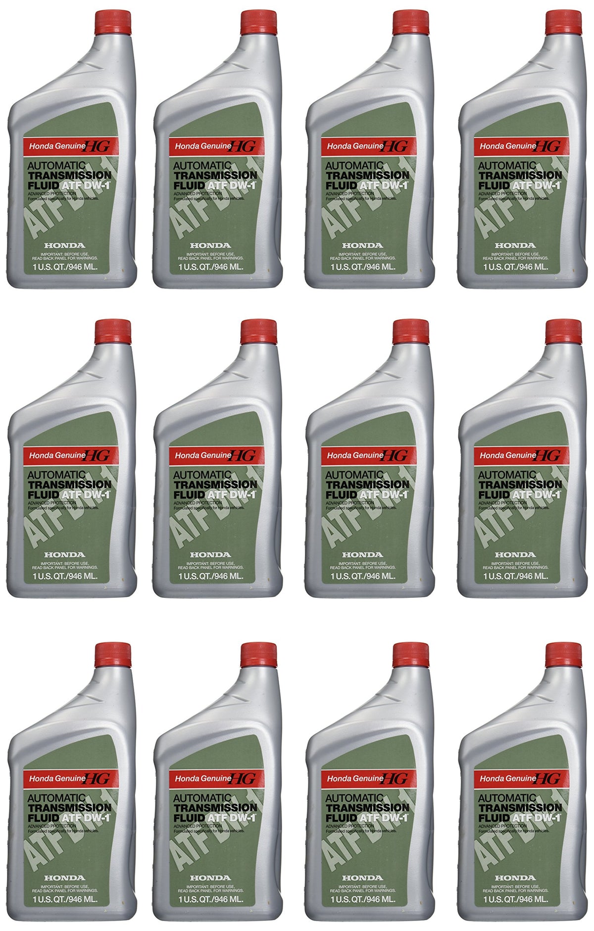 Automatic Transmission Fluid, 1 Quart, Pack of 12 Z2174