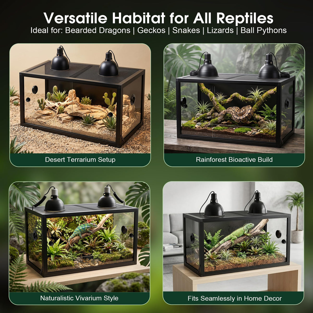 50 Gallon Front Opening Reptile Tank G939