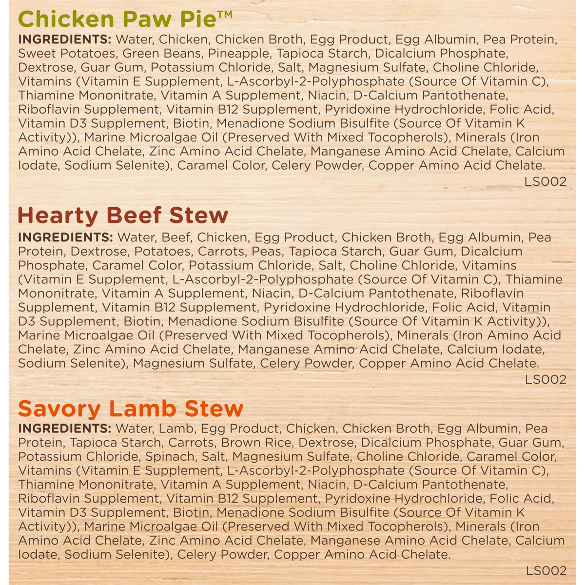 Savory Favorites Wet Dog Food Variety Pack, 8 oz Tubs S6296